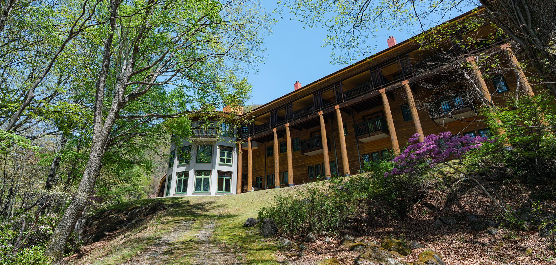 写真：中禅寺金谷ホテルの外観