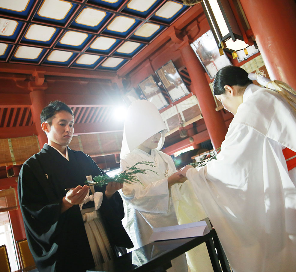 写真：世界遺産で行う挙式