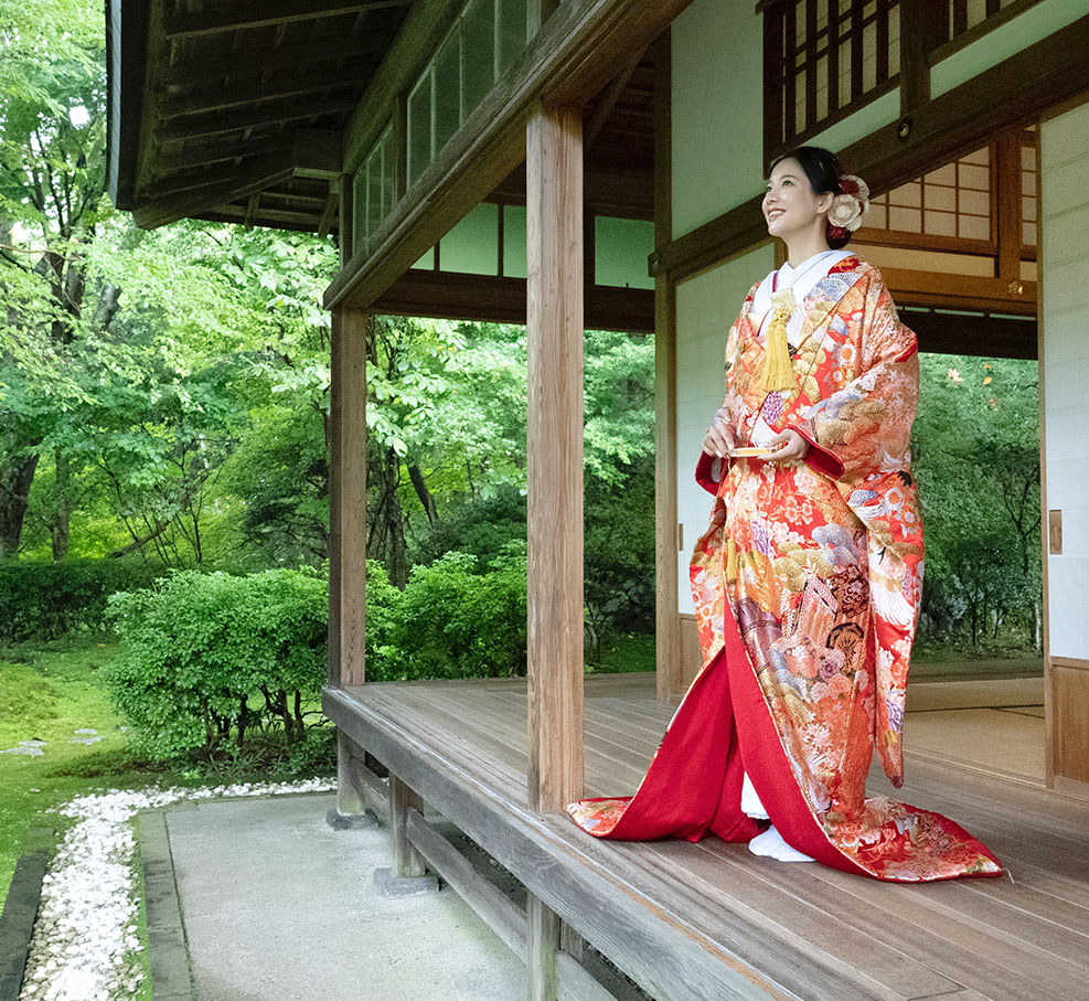 写真：世界遺産で行う挙式