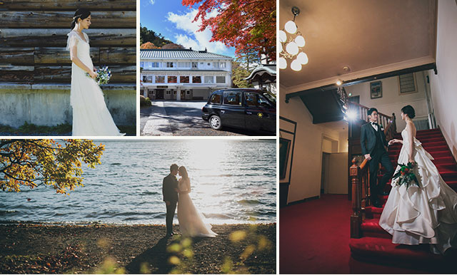 写真：日光金谷ホテルでの結婚式